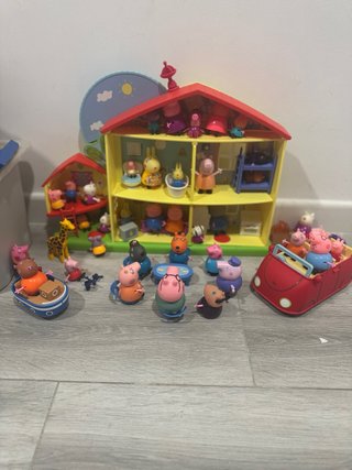 Casa de Peppa Pig con Figuras y Accesorios
