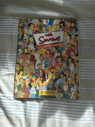 Álbum Panini Los Simpson: Colección Springfield