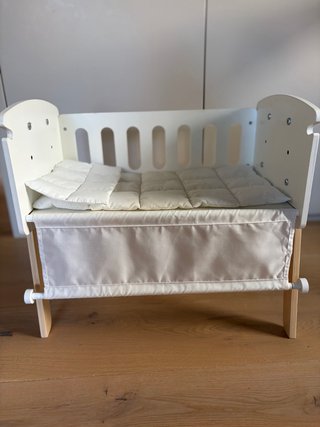 Cuna para Muñecas Blanca