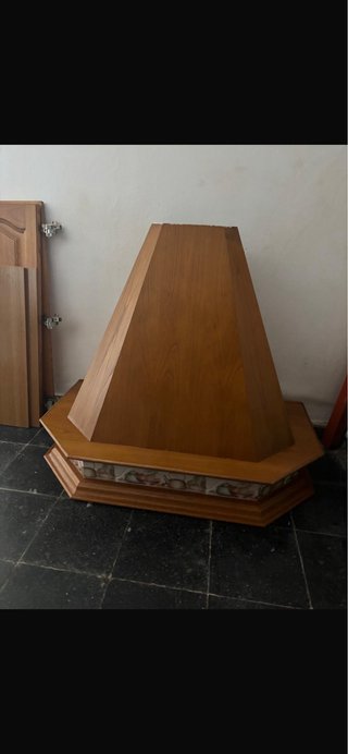 Campana Extractora de Madera Rústica