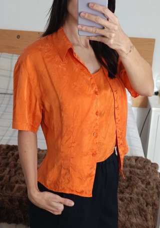 Blusa Vintage Naranja talla S/M