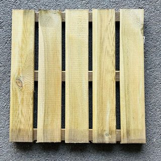 Loseta Pino Madera Tratada 50x50x3.3cm
