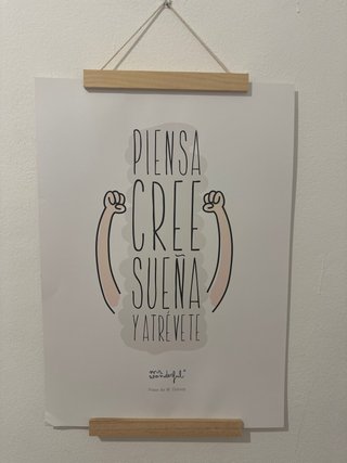 Lámina Mr. Wonderful con Marco de Madera