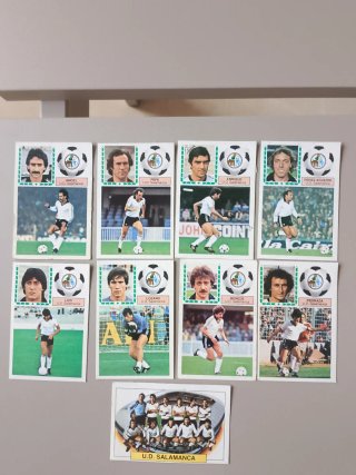 Lote 9 Cromos U.D. Salamanca Liga 83-84