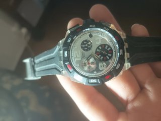Reloj Swatch Cronógrafo Negro