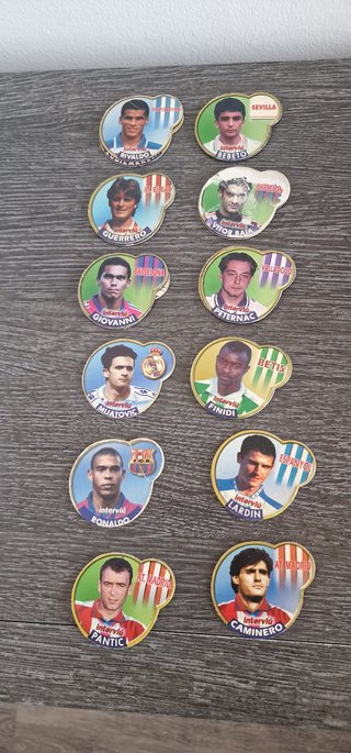 Colección 12 Imanes Futbolistas Interviú