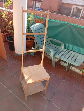 Silla Toallero de madera