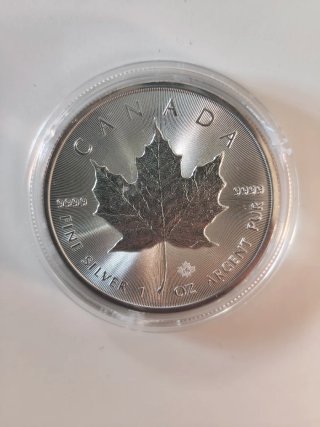 Onza de Plata Canadá 2022