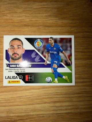 Cromo Saba Sazonov - Fichaje 31. Panini 26/27