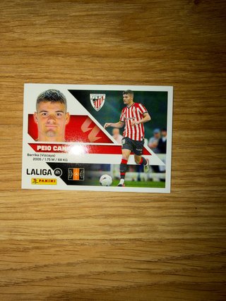 Cromo Peio Canales (Fichaje 35). Panini 26/27