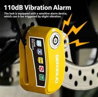 Candado de Disco con Alarma 110dB
