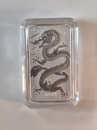 Onza de Plata Dragón Australia 2026