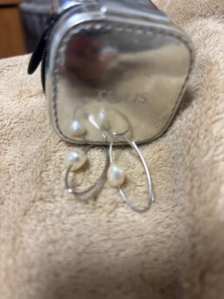 Pendientes TOUS con perlas Plata ORIGINALES