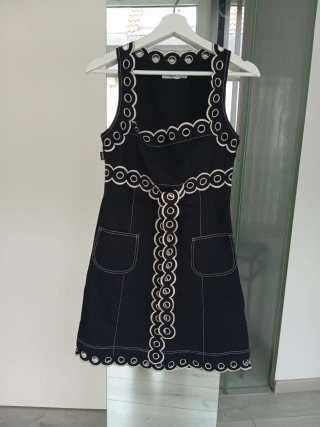 Vestido Moschino Negro y Blanco