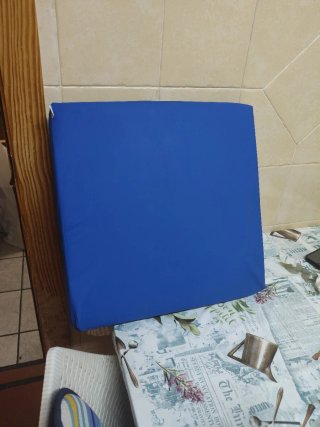 2 Cojínes Antiescaras Azul para Sillón