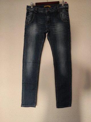 Jeans Hombre Pitillo Slim