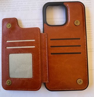 Funda de Piel para iPhone 16 Pro Max