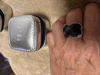 Anillo TOUS de Plata y Ónix