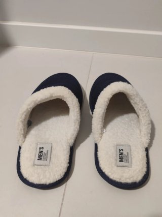 Zapatillas de estar por casa azul marino