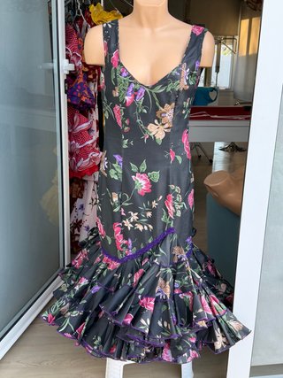 595 Vestido de Sevillanas Estampado 38 S