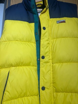 Chaleco Tommy Jeans Amarillo y Azul