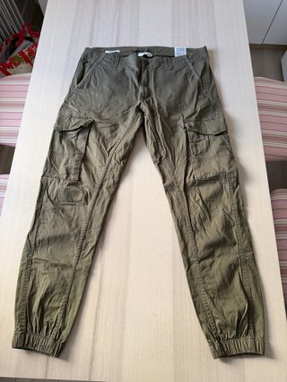 Pantalón Cargo Jack & Jones Verde