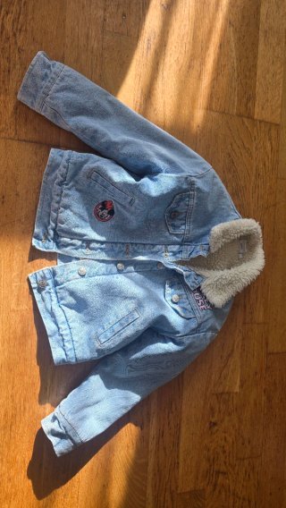 Chaqueta de borrego vaquera de niñ@ talla 6
