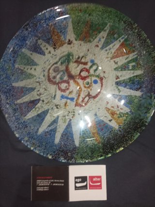 Plato Decorativo inspirado en Antonio Gaudí.