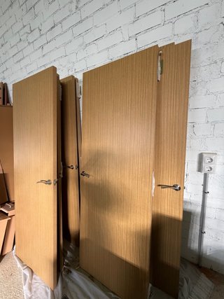 Puertas de interior de madera chapada