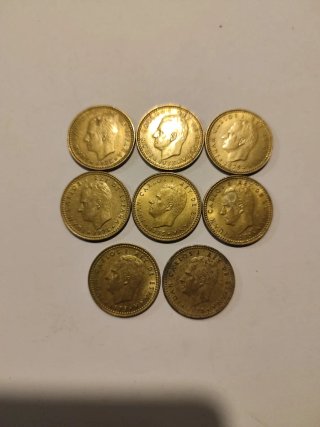 Lote de 8 Monedas Juan Carlos I