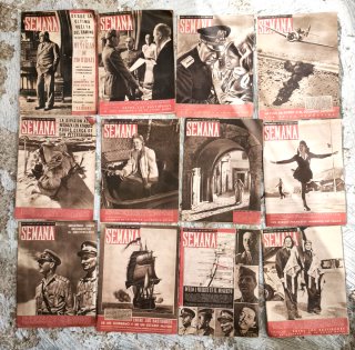 Título: Lote 30 revistas y periódicos antiguos año