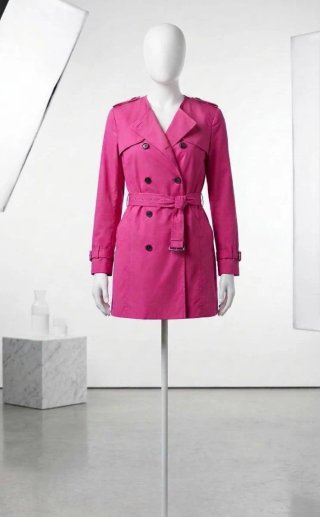 Gabardina Rosa