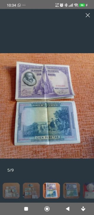 20Billetes de 100 Pesetas