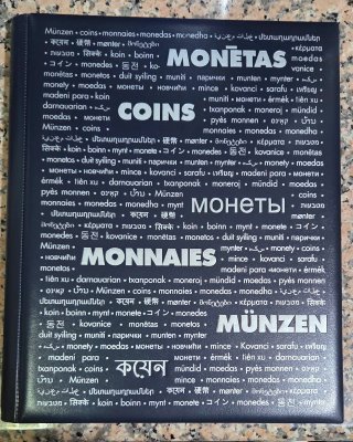 Álbum para monedas en cartonadas