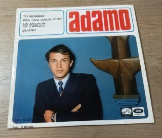 Lote de 3 Vinilos: Ádamo, A. Cortez y T. Steele