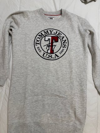 Vestido Tommy Jeans Gris