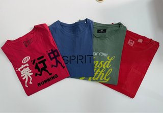 Lote de 4 camisetas manga corta