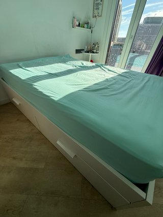 Cama Brimnes Ikea con almacenaje