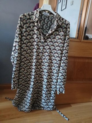 Vestido Camisero Estampado