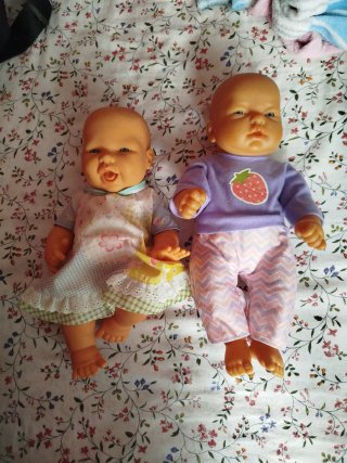 Set de 2 Muñecas Bebé