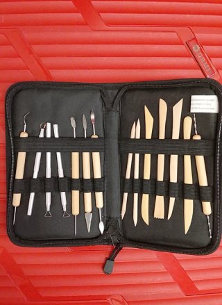estuche de herramientas para modelado, escultura