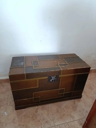 Baúl Decorativo de Madera