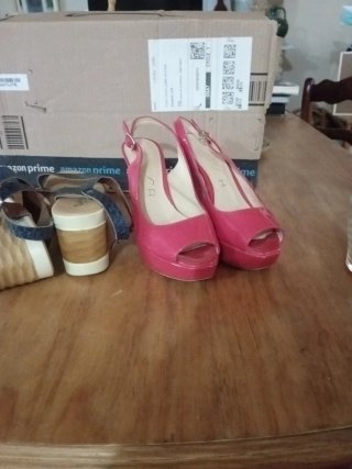 Lote 2 pares de zapatos de verano Unisa