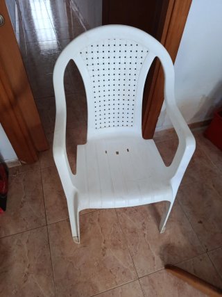 Silla de Plástico Blanca
