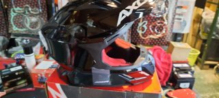 Casco de Motocross Axor Negro