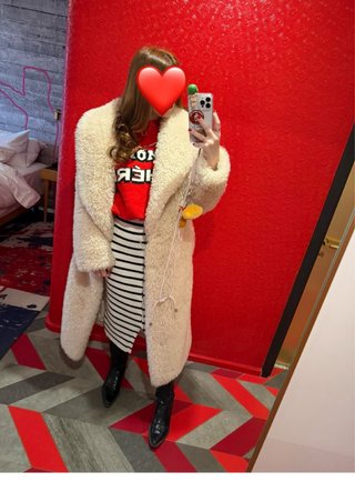 Abrigo de pelo  Pull & Bear