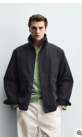 Chaqueta/Parka Azul Estilo Casual