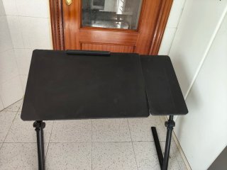 Mesa escritorio auxiliar negra