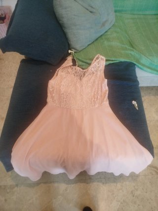 Vestido de graduación rosa
