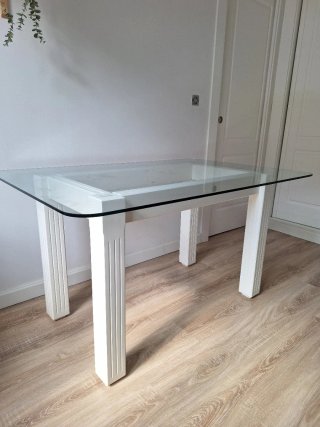 Mesa de Comedor o Estudio de Cristal